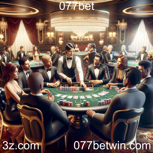 A Emoção do Poker ao Vivo no 077bet